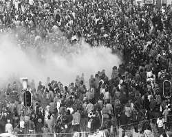 The coronation riots were also taking place here in April 1980.